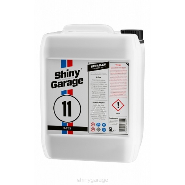 Shiny Garage D-Tox Iron & fallout remover 5L - produkt na chemickú dekontamináciu od náletovej hdrze