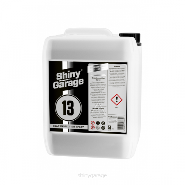 Shiny Garage Scan Inspection Spray 5L - odmastnenie laku (IPA)