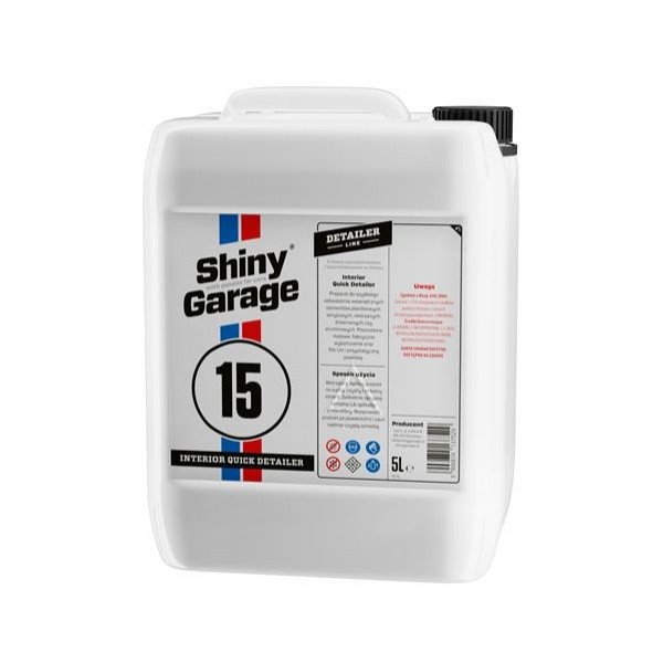 Shiny Garage Interior Quick Detailer 5l - na čistenie a ošetrenie interiéru